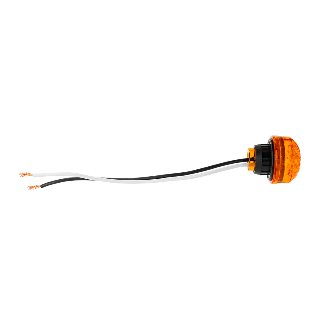 LED 1-1/4" Round Light (Clearance/Marker) - Amber LED/Amber Lens