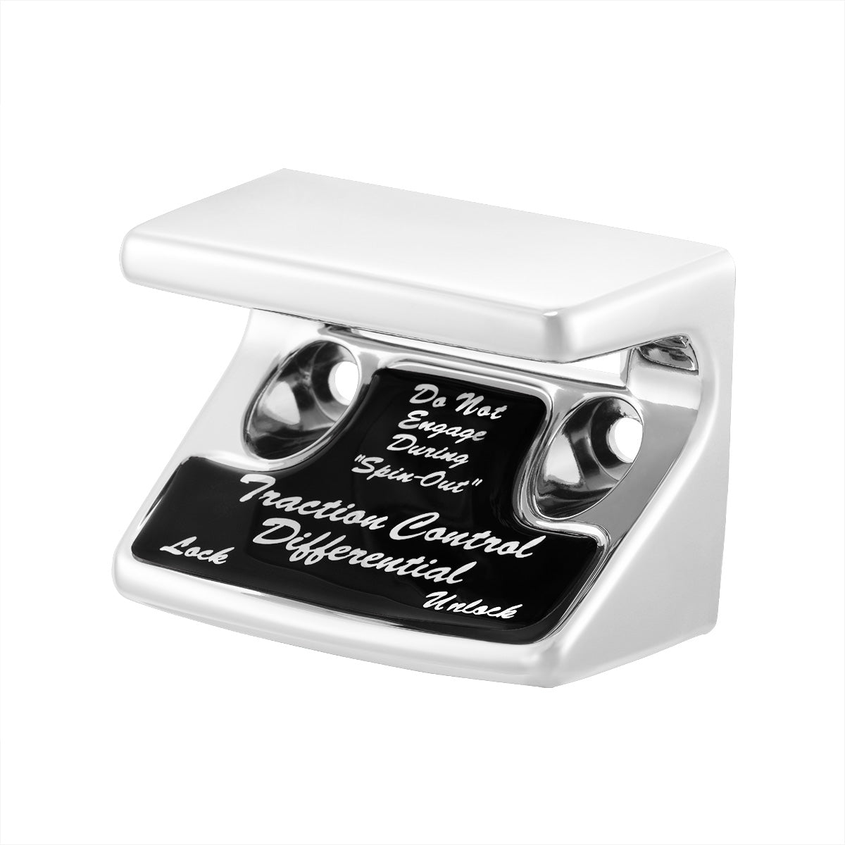 "Traction Control Differential" Switch Guard With Black Sticker