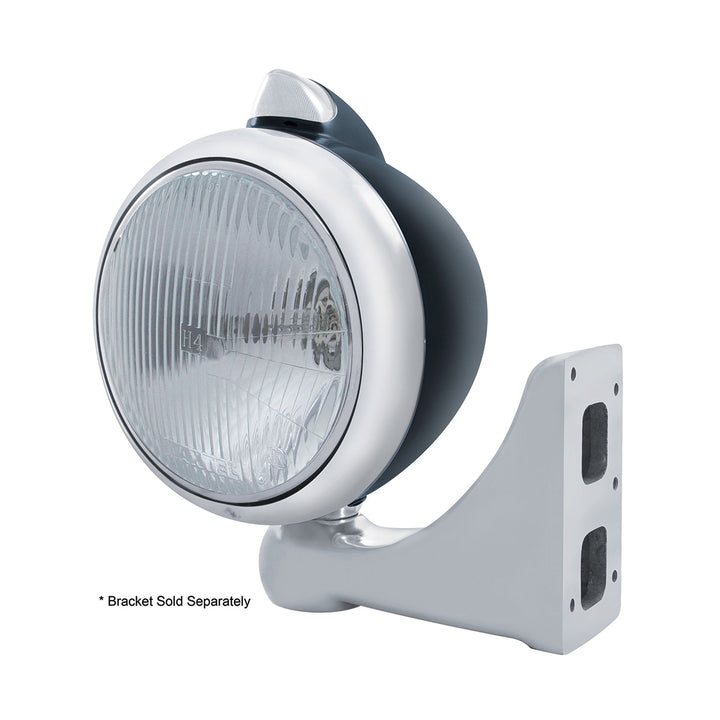 Black Guide 682-C Headlight H4 &amp; Original Style LED Signal - Clear Lens