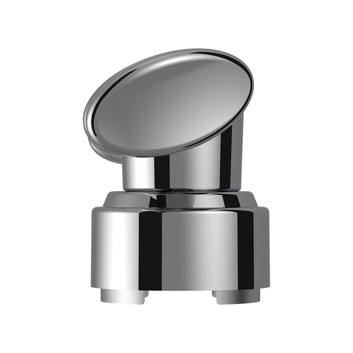 Thread-On T-Shape Gearshift Knob With Chrome 9/10 Speed Adapter - Chrome