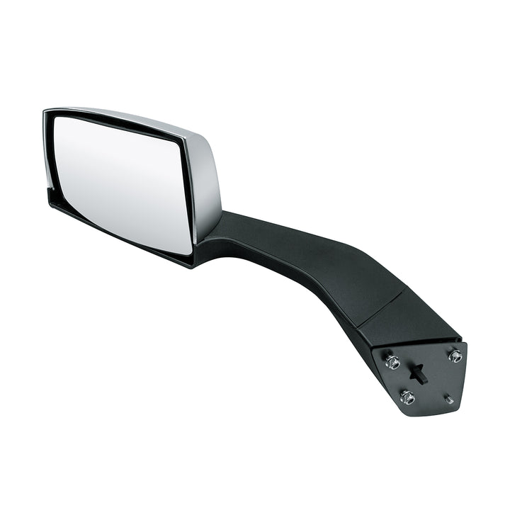 Chrome Hood Mirror Assembly With Sequential LED Turn Signal For 2004-2017 Volvo VNL - Driver