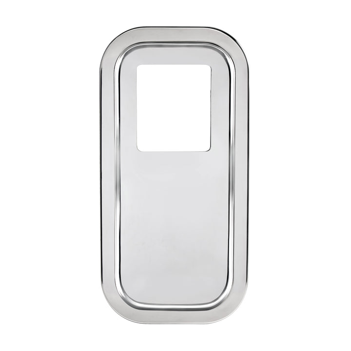 Peterbilt Stainless Steel Shift Plate Cover – Extended Hood (Bulk) | Semi Truck