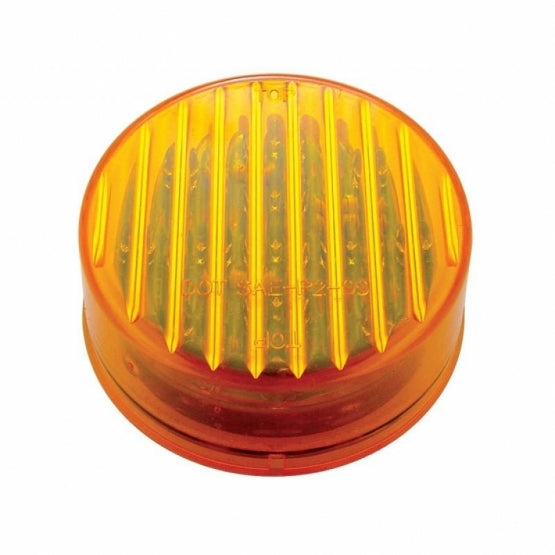13 LED 2-1/2" Round Light (Clearance/Marker) - Amber LED/Amber Lens (Bulk)