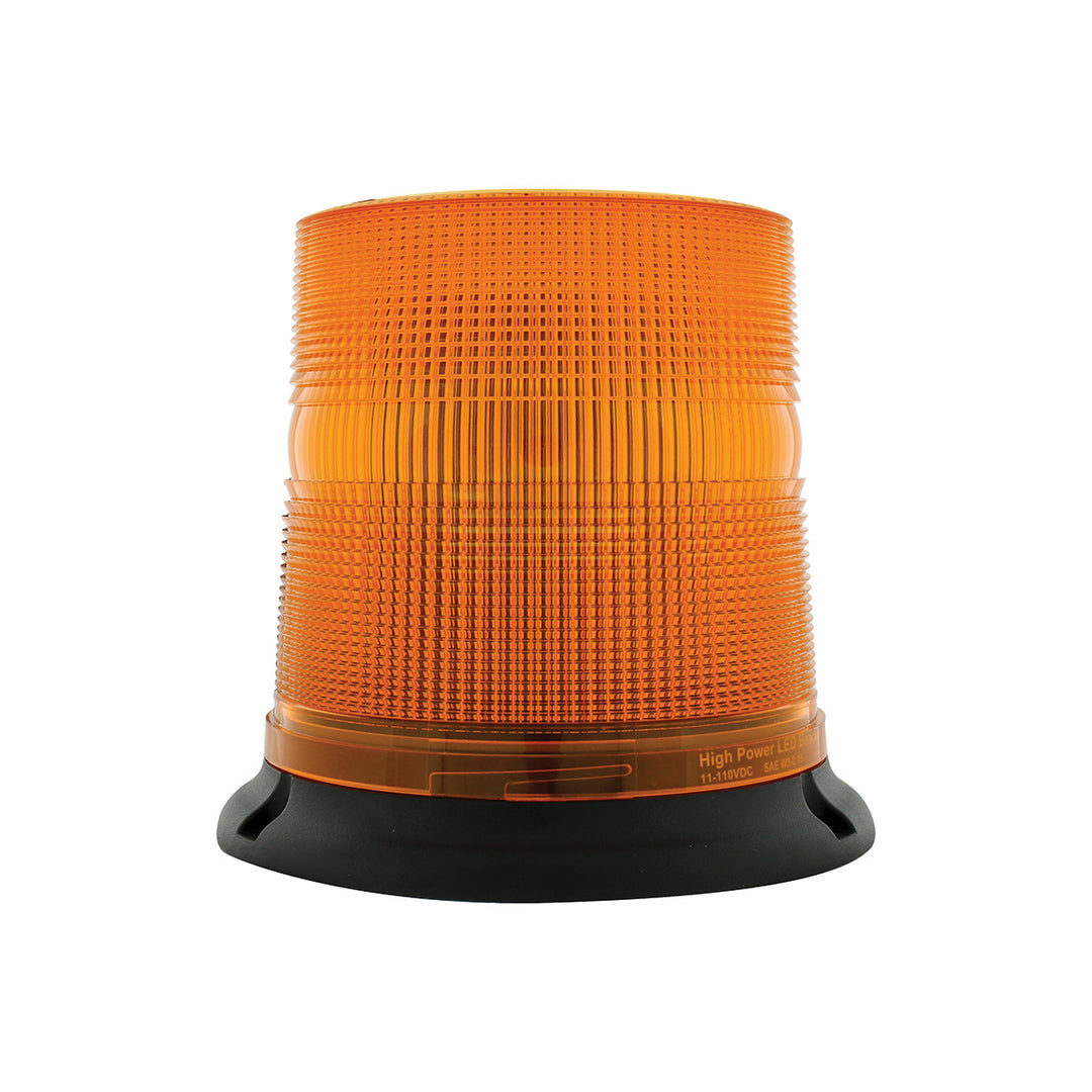 3 High Power LED 6" Round Beacon Light - Magnet Mount