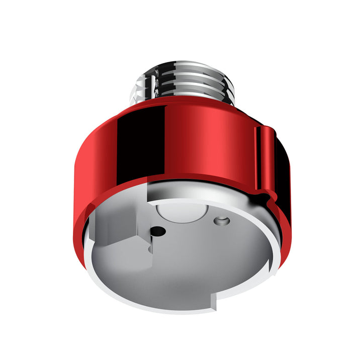 M30 x 3.5 Thread-On Gearshift Adapter W/LED Mount For Eaton - Fuller 9/10 Speed - Candy Red