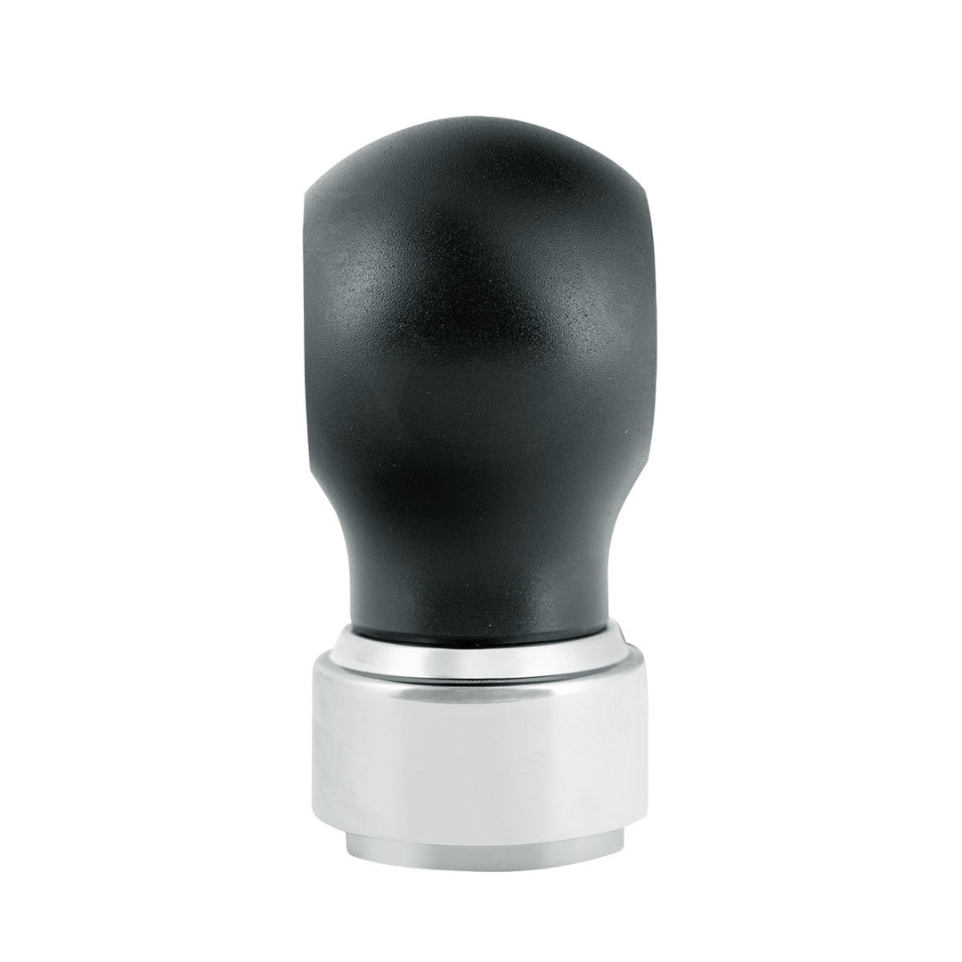 Thread-On Matte Black Charlotte Style Gearshift Knob With LED 9/10 Speed Adapter - White LED