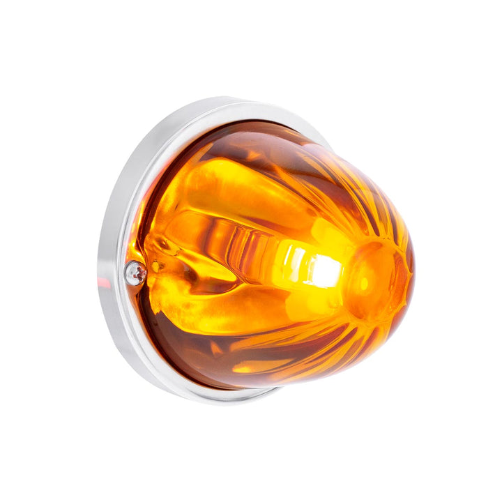 UltraBurst Glass Watermelon Light Flush Mount Kit - Amber LED/Amber Lens