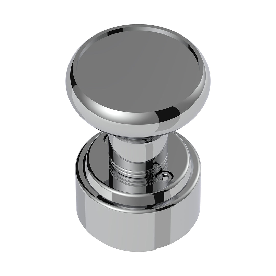 Thread-On Gearshift Knob &amp; Adapter For Eaton Fuller Style 9/10 Shifter - Chrome