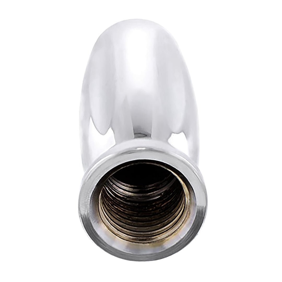 M30 x 3.5 Thread-On Vegas Style Gearshift Knob With 13/15/18 Speed Adapter - Chrome/Vertical