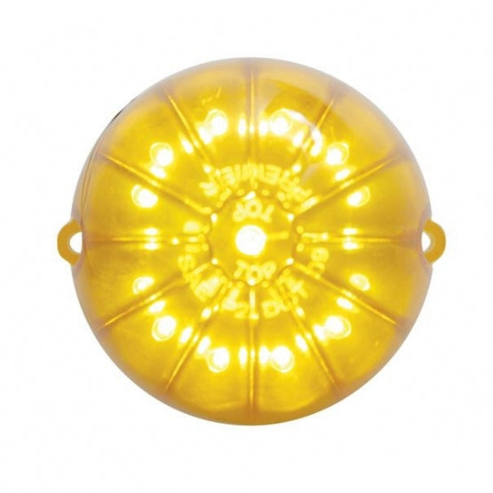 19 LED Bullet Style Grakon 1000 Cab Light - Amber LED/Clear Lens (Bulk)