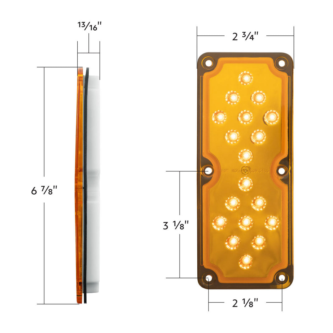 18 LED West Coast Mirror Light (Bulk)