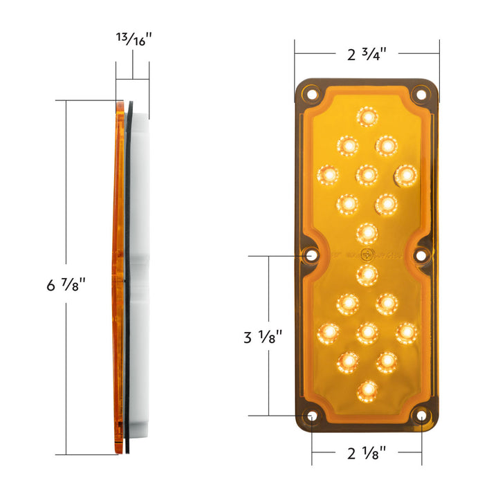 18 LED West Coast Mirror Light (Bulk)