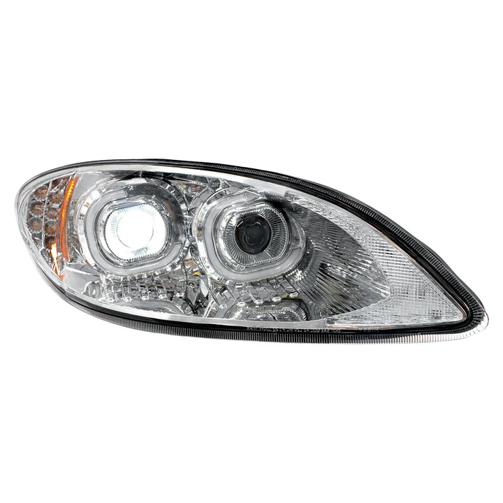 Chrome LED Headlight For 2006-2017 International Prostar - Passenger