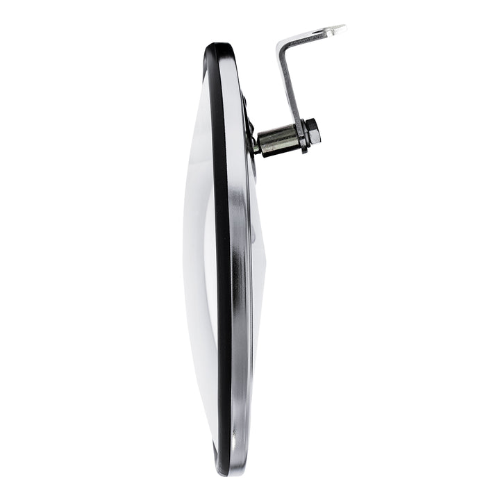 8-1/2" Chrome 320R Convex Mirror - Offset Mounting Stud