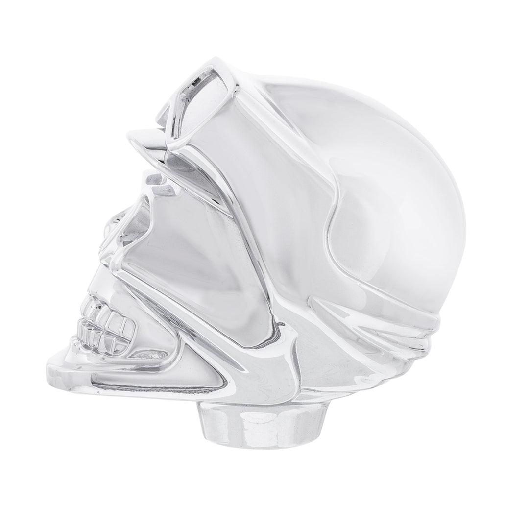 Skull Biker 1/2" - 13 Thread-On Shift Knob - Chrome(Bulk)