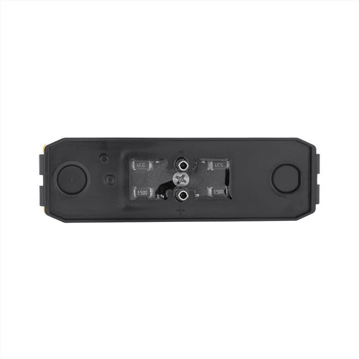 10 LED Rectangular Abyss Light (Clearance/Marker) - Amber LED/Amber Lens