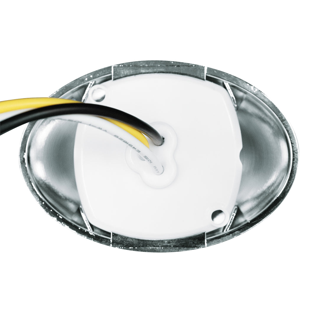 4 LED Double Fury Light (Clearance/Marker) - Amber &amp; Blue LED/Clear Lens