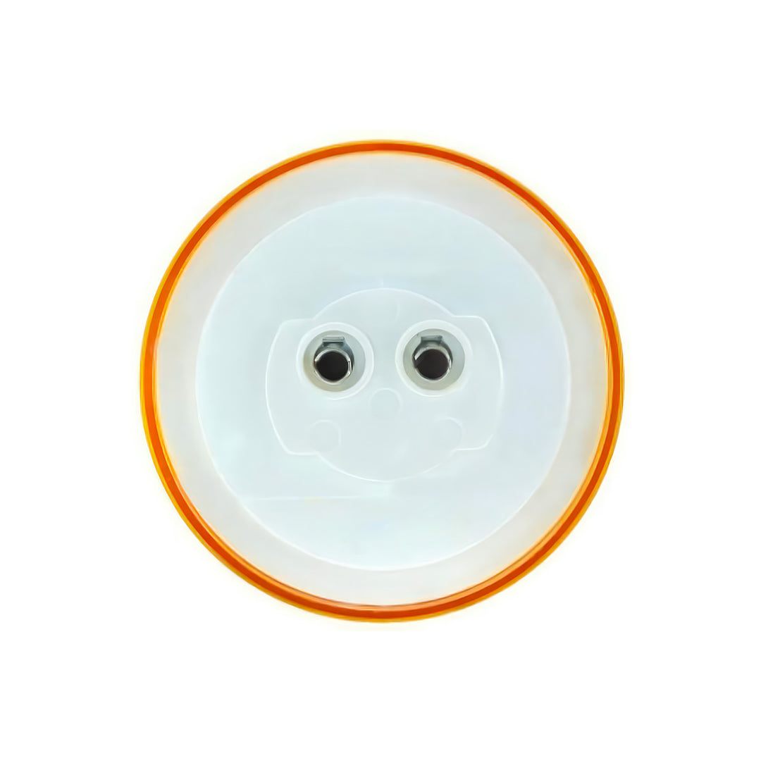 8 LED 2-1/2" Round Reflectorize Light (Clearance/Marker) - Amber LED/Amber Lens (Bulk)