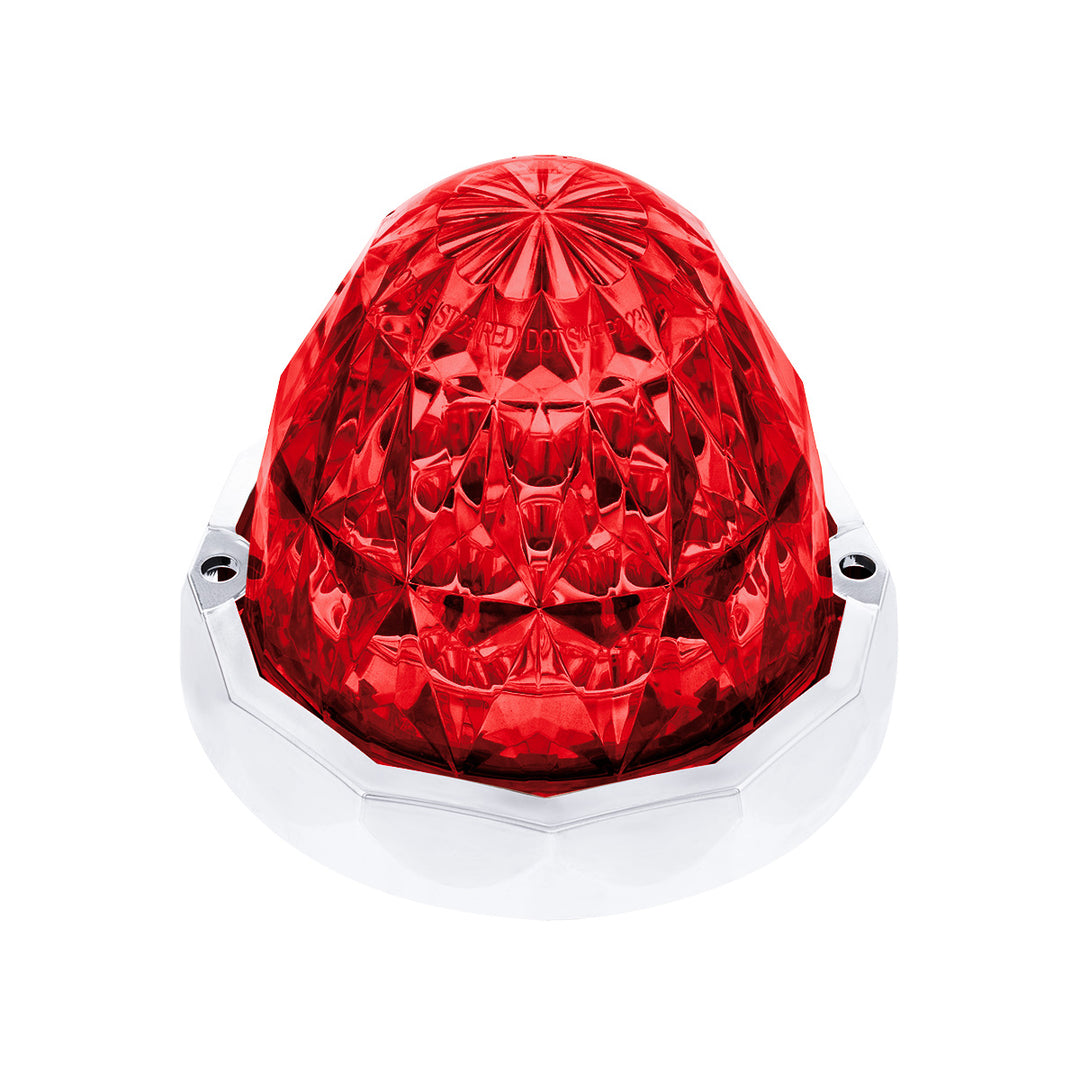 19 LED Dual Function Crystal Watermelon Light Kit With Bezel - Red LED/Red Lens