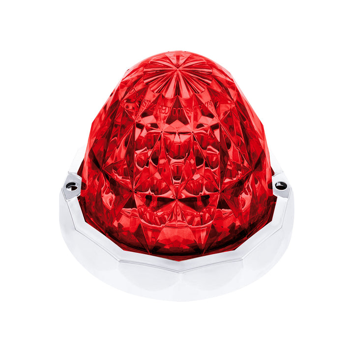 19 LED Dual Function Crystal Watermelon Light Kit With Bezel - Red LED/Red Lens