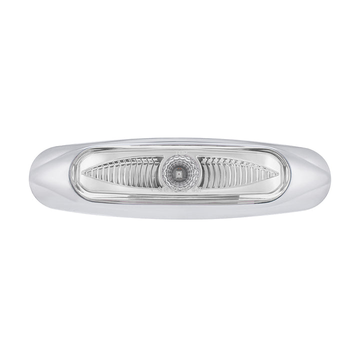 5-3/4" Wide 3 LED ViperEye Light (Clearance/Marker) - Red LED/Clear Lens
