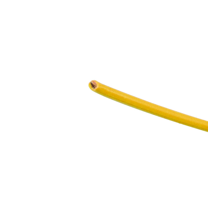 Primary Wire - Rated 80°C 14 AWG, Yellow 15 Ft.