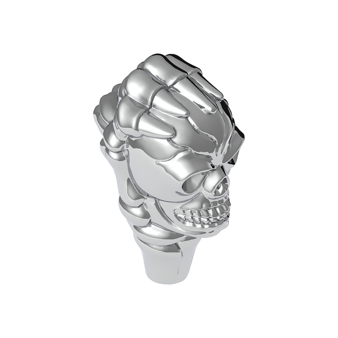 1/2" - 13 Thread-On Skull Shift Knob - Chrome (Bulk)