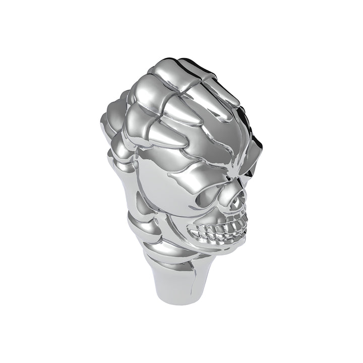 1/2" - 13 Thread-On Skull Shift Knob - Chrome (Bulk)