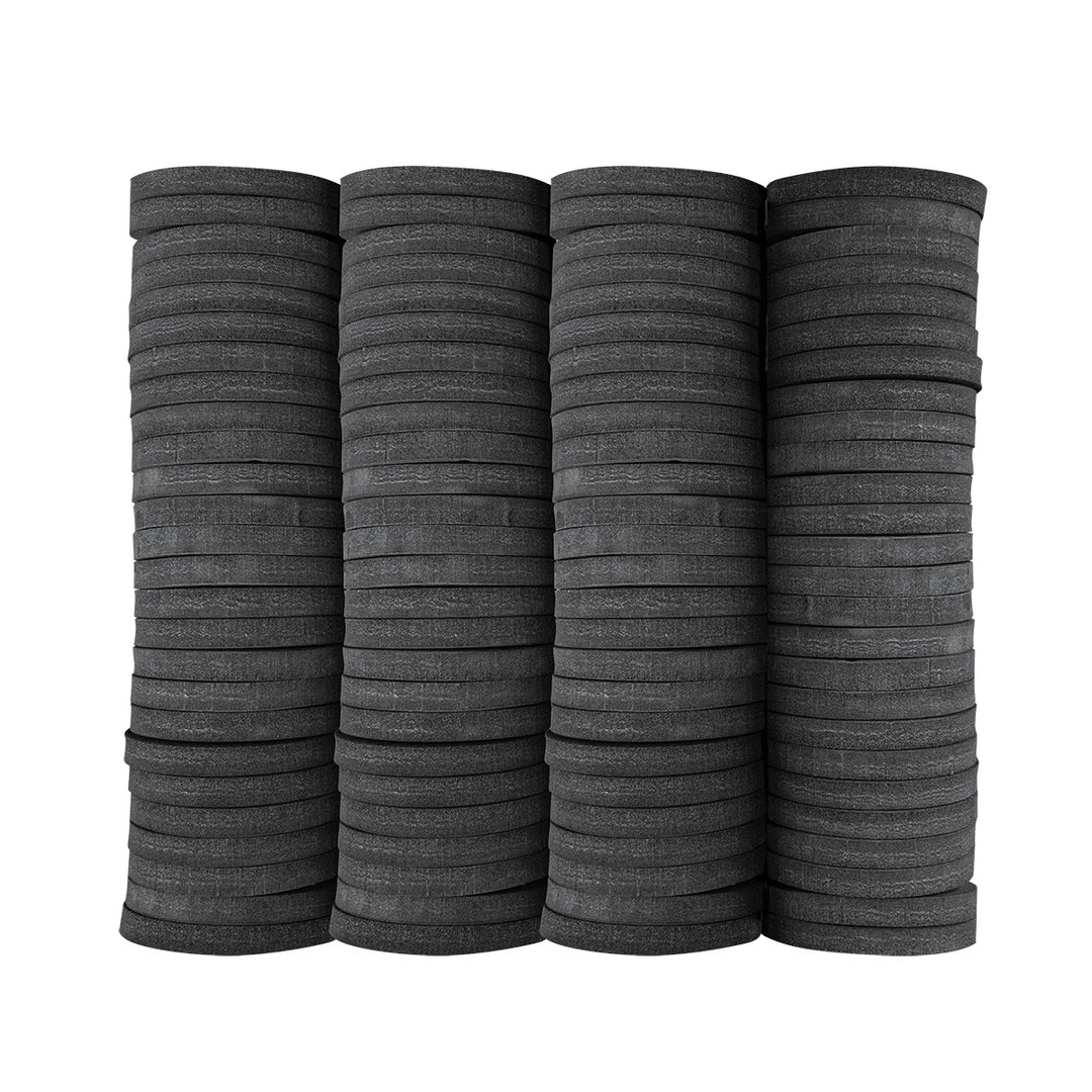 9mm Black Foam Gasket - Thicker (100 Pcs)