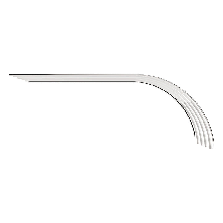 80" 430 Stainless Steel (18ga) Half Fender - SR Series (Pair)