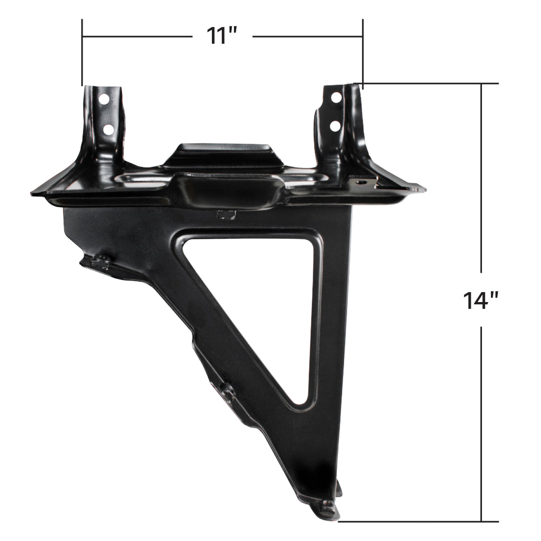 Black Auxiliary Battery Tray For 1981-87 Chevorlet &amp; GMC Truck