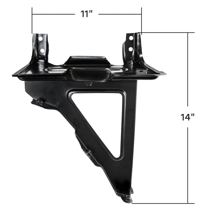 Black Auxiliary Battery Tray For 1981-87 Chevorlet &amp; GMC Truck