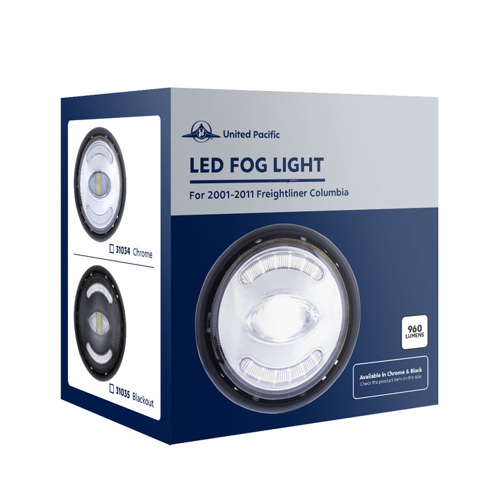 Chrome Fog Light For 2001-2011 Freightliner Columbia