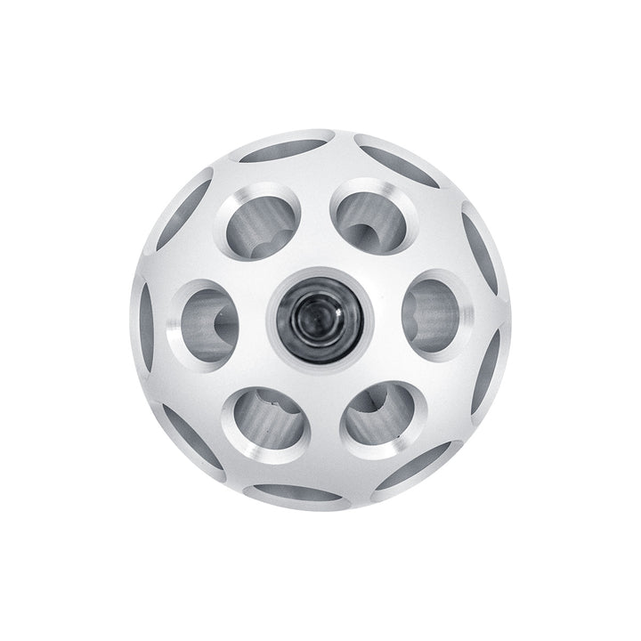 Thread-On Annodized Phoenix Style Ball Gearshift Knob With LED 9/10 Speed Adapter - Purple LED