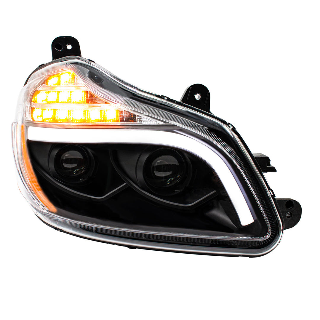 Blackout 8 LED Projection Headlight For 2013-2021 Kenworth T680 - Passenger