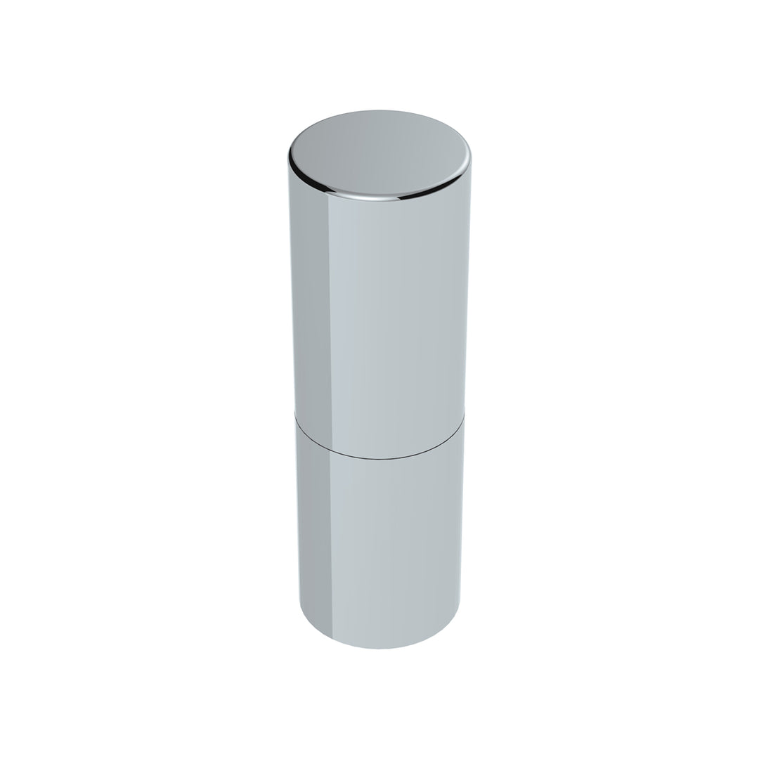 33mm X 6-1/2" Chrome Plastic Tall Cylinder Nut Cover - Thread-On (Bulk)