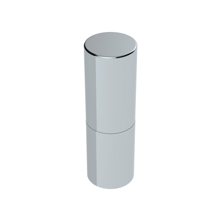 33mm X 6-1/2" Chrome Plastic Tall Cylinder Nut Cover - Thread-On (Bulk)