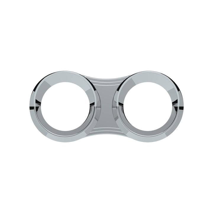 2 Gauge Cluster Bezel With Visor For 2006+ Peterbilt - Horizontal