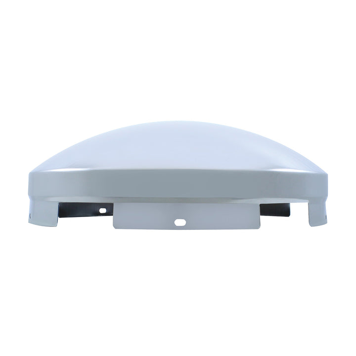 5 Even Notched Chrome Dome Front Hubcap - 3/4" Side Wall