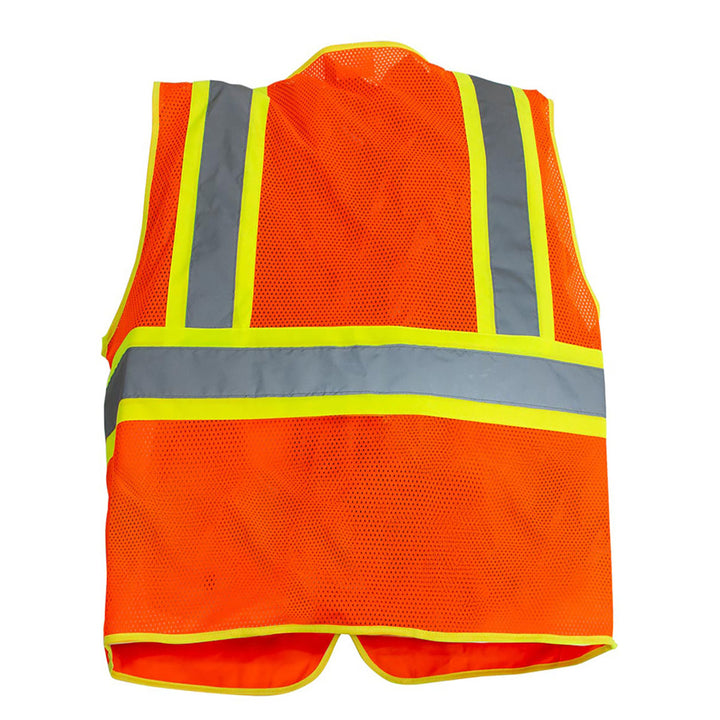 RigGear High Visibility Reflective Orange Safety Vest - XX Large