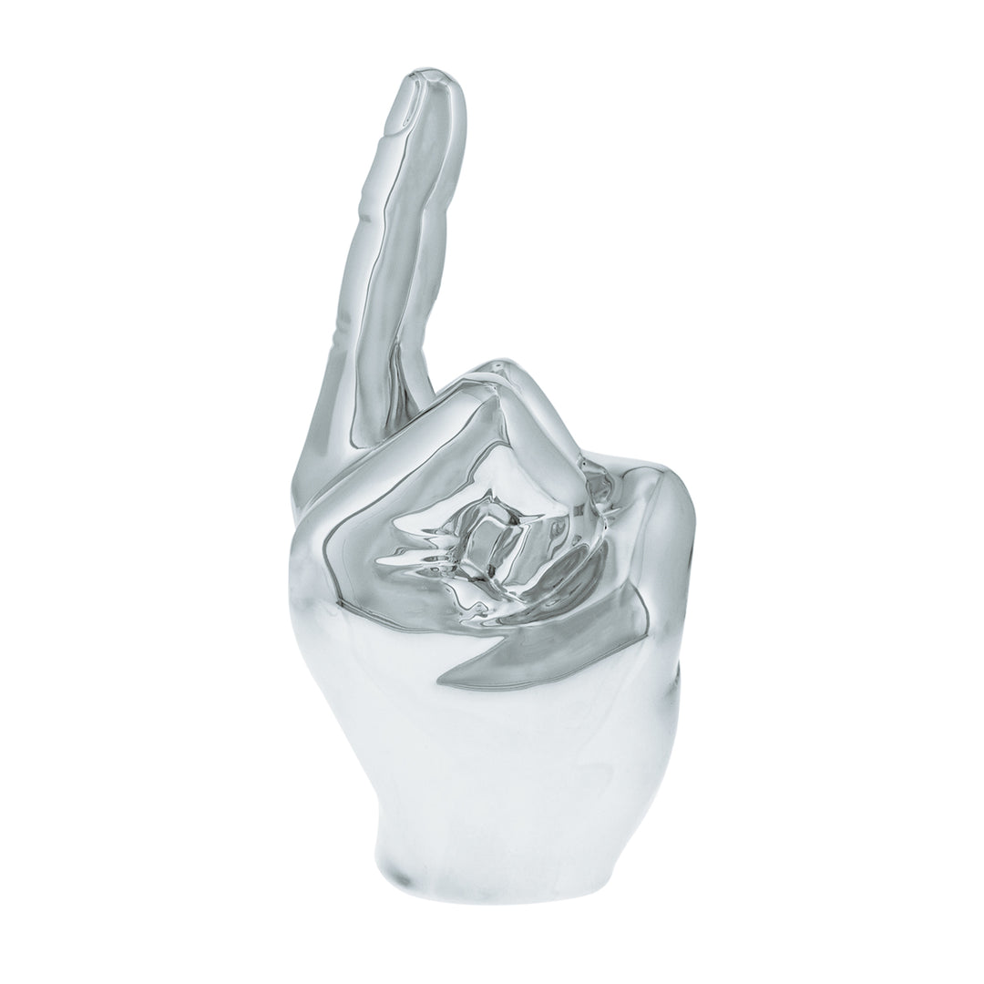 Finger Hood Ornament - Chrome
