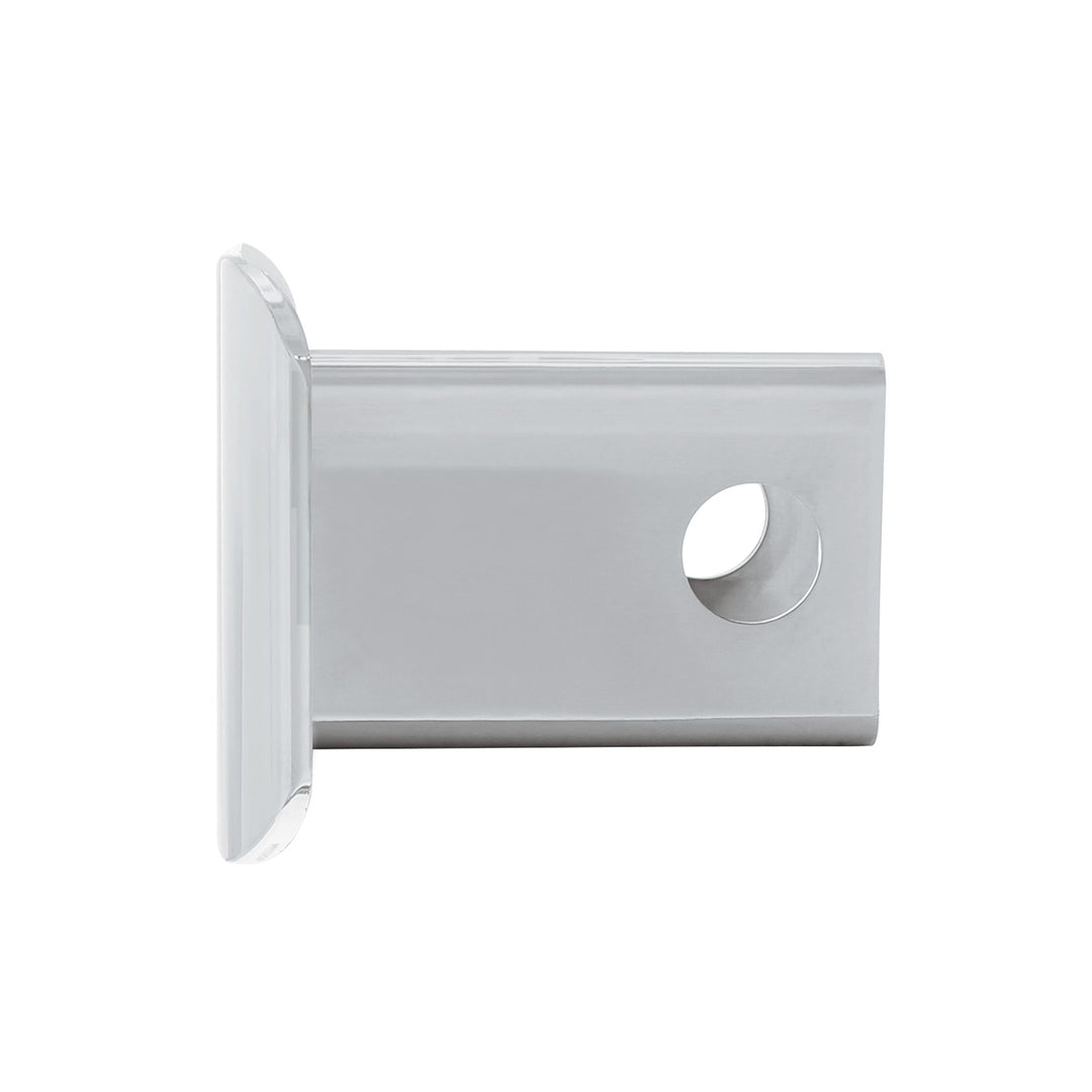 Chrome Plastic Hitch Cover For 2" x 2" Trailer Hitch Receivers
