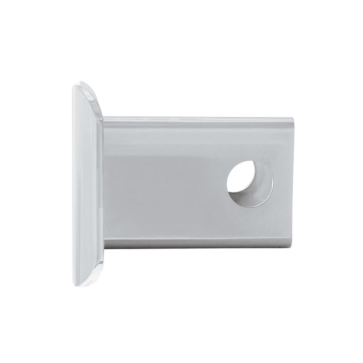 Chrome Plastic Hitch Cover For 2" x 2" Trailer Hitch Receivers