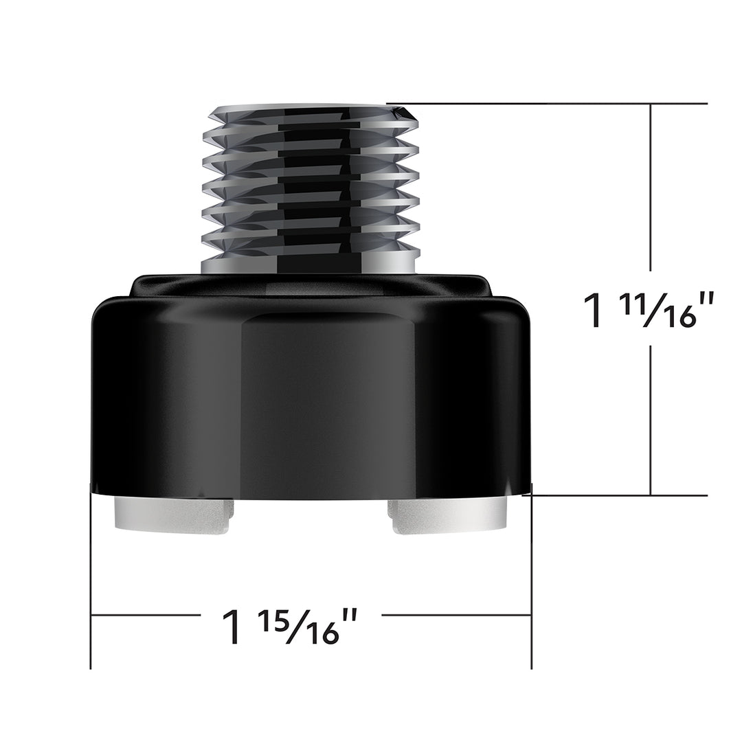 M30 x 3.5 Thread-On Shift Knob Mounting Adapter For Eaton Fuller Style 9/10 Shifter - Candy Black