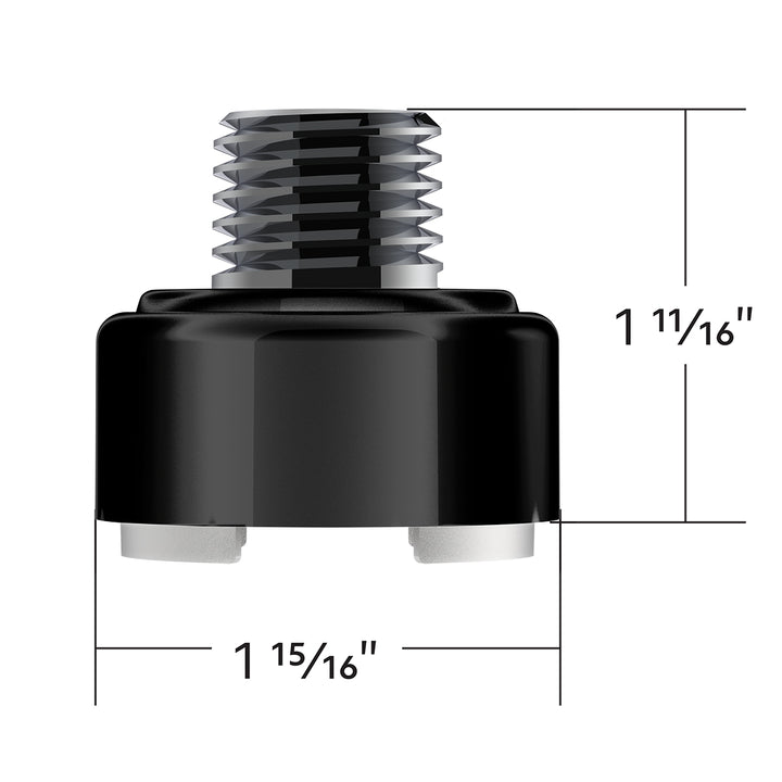 M30 x 3.5 Thread-On Shift Knob Mounting Adapter For Eaton Fuller Style 9/10 Shifter - Candy Black