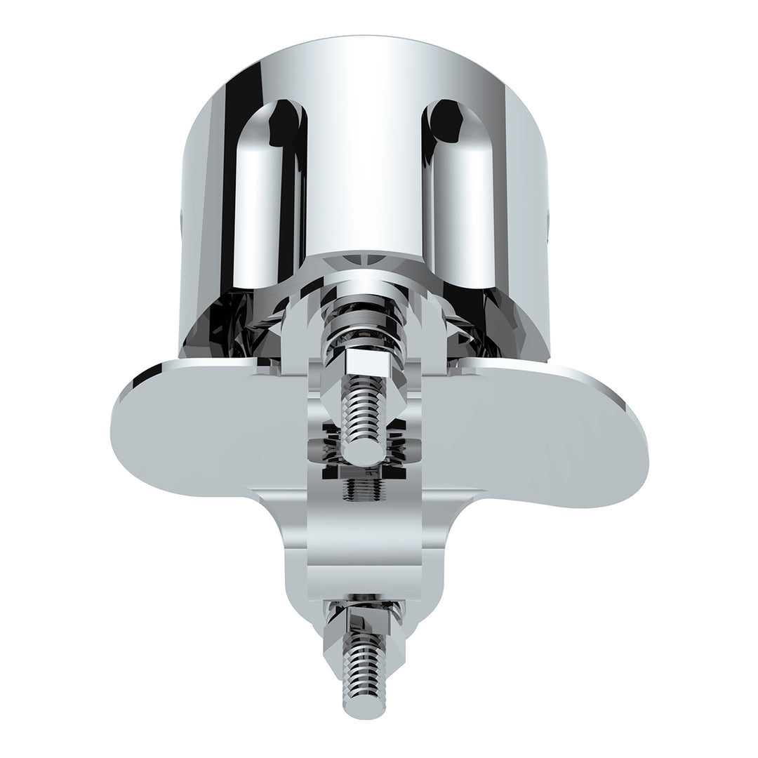 Chrome Aluminum Gun Cylinder Steering Wheel Spinner