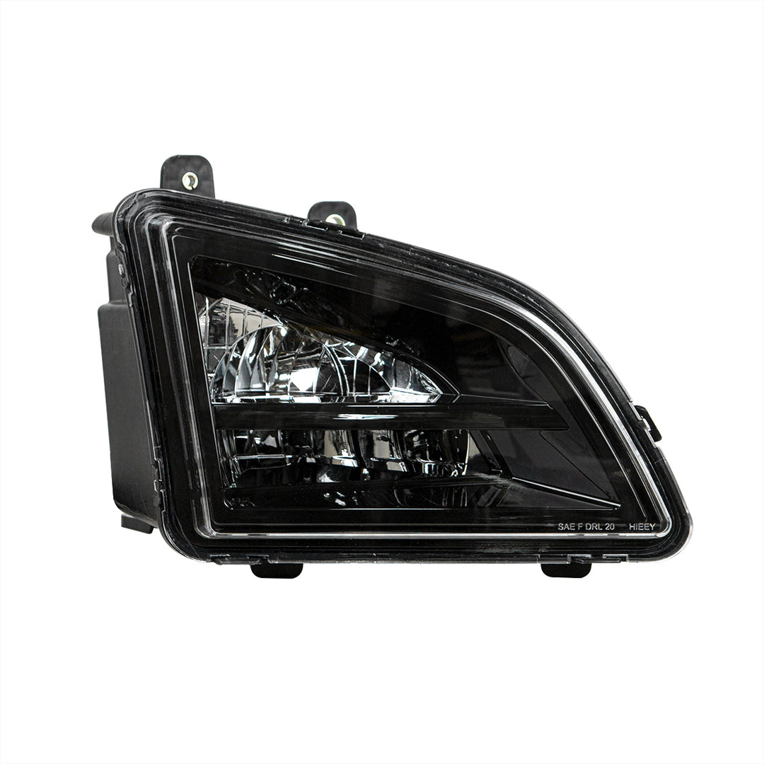 Black LED Driving &amp; Fog Light For 2018-2024 Volvo VNL - Passenger - Competition Series