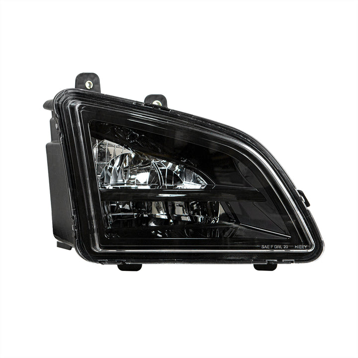 Black LED Driving &amp; Fog Light For 2018-2024 Volvo VNL - Passenger - Competition Series