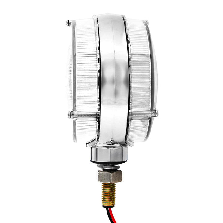 42 LED Reflector Double Face Competition Series Turn Signal Light - Amber &amp; Red LED/Clear Lens