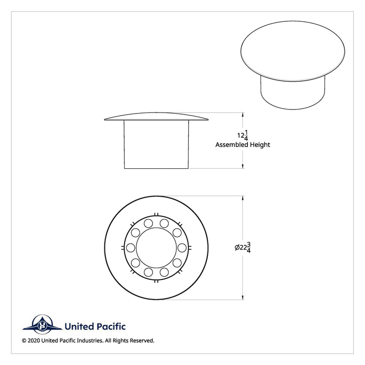 Aero Full - Moon Rear Axle Cover Kit - Chrome
